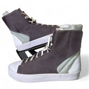 Adidas SLVR‎ High Top Lace Sneakers Rare Castle Rock/Egrent V20726 Men's 10